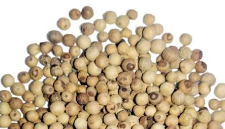 White Peppercorns | Poivre de Penja | Penja White Pepper | Piper nigrum Seed | 8.8 oz Pack | Premium Quality Spice